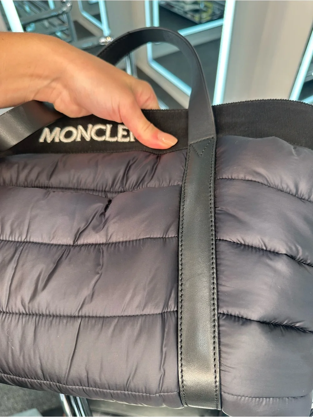 Moncler Padded Diaper/Changing Bag